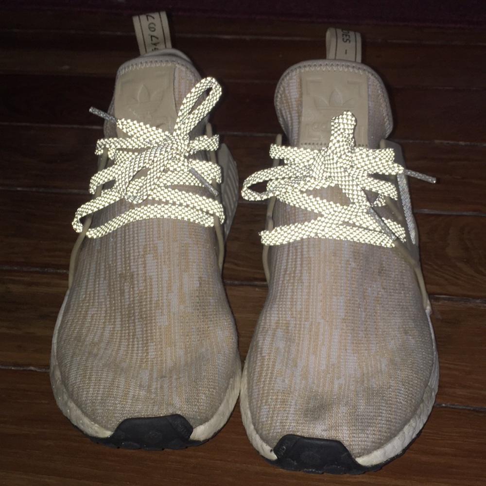 Gold and Reflective Size 8.5 Adidas NMD XR1